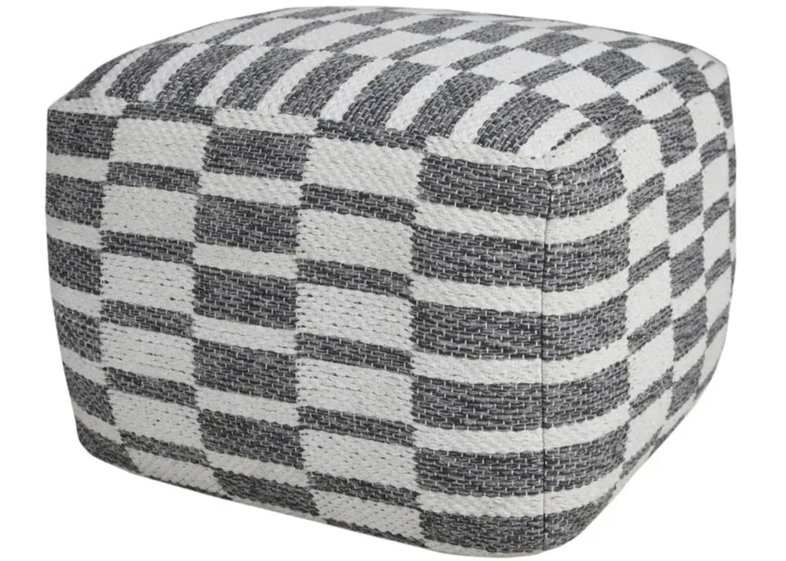 Ottoman Cotton Square - Gray