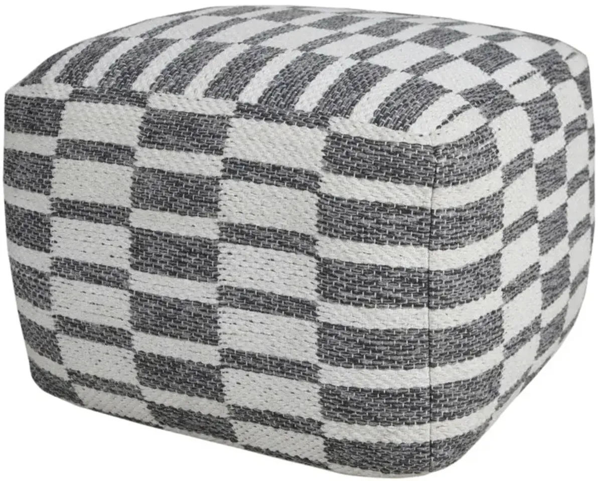 Ottoman Cotton Square - Gray