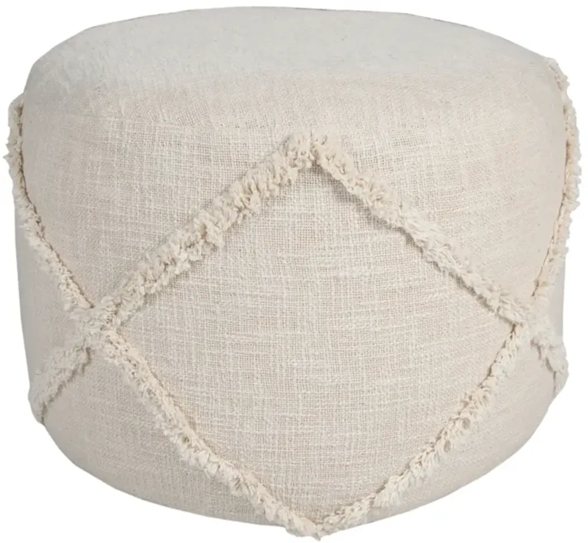 Cotton Ottoman - Cream