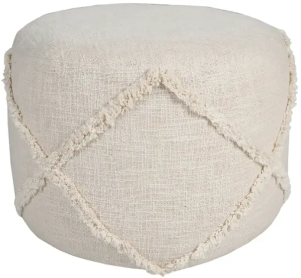 Cotton Ottoman - Cream