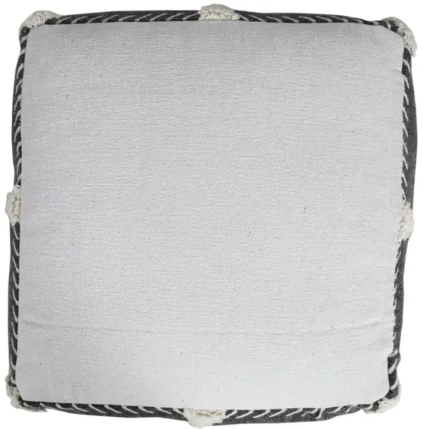 Ottoman Cotton 18" - Black
