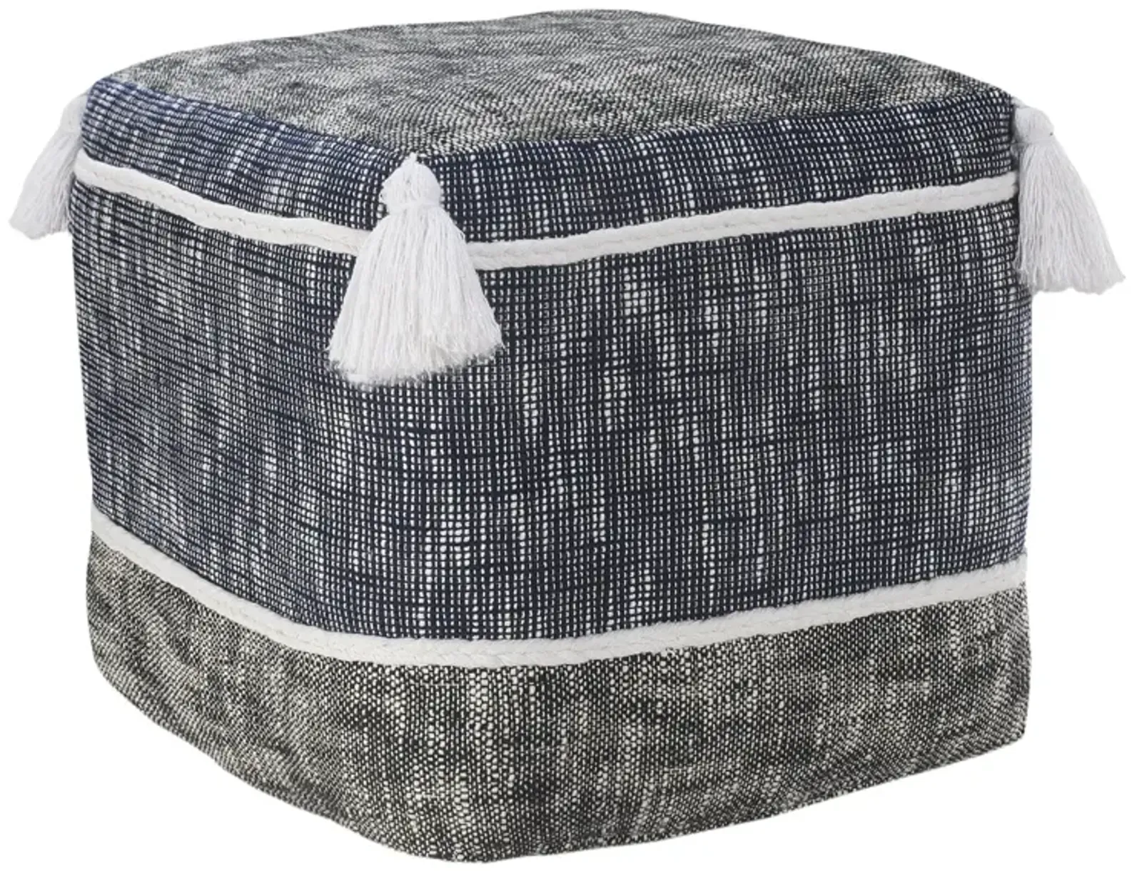 Polyester Ottoman - Blue