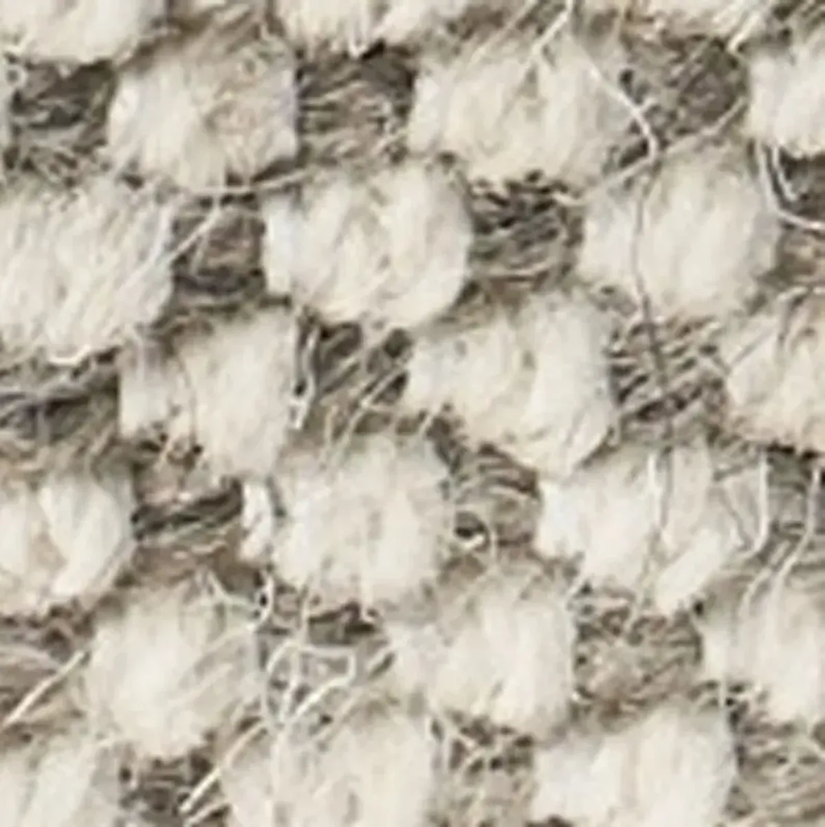 Wool Ottoman - Beige