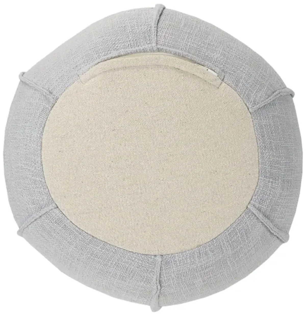 Ottoman Cotton Round - Gray