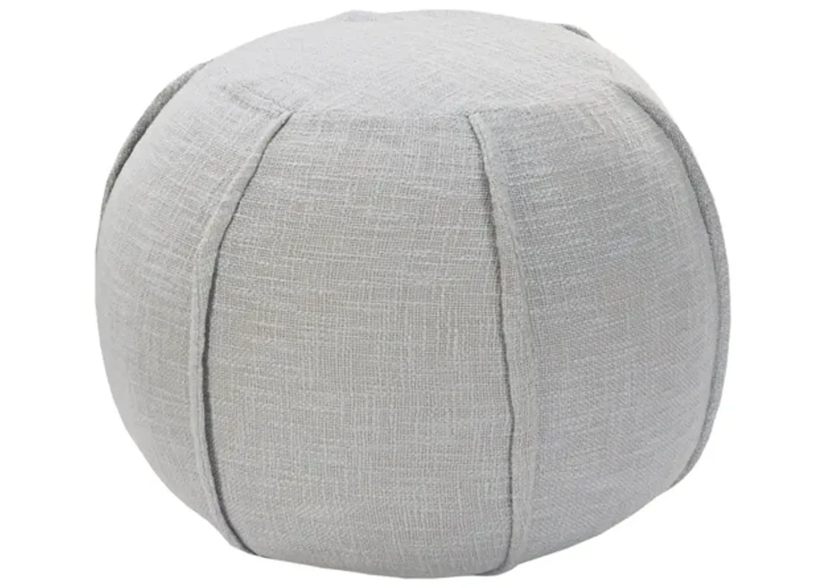 Ottoman Cotton Round - Gray