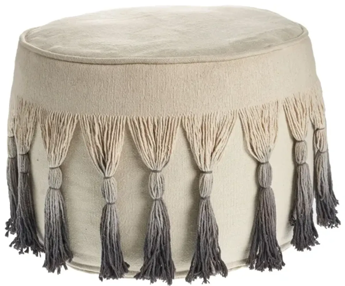 Cotton Ottoman - Beige