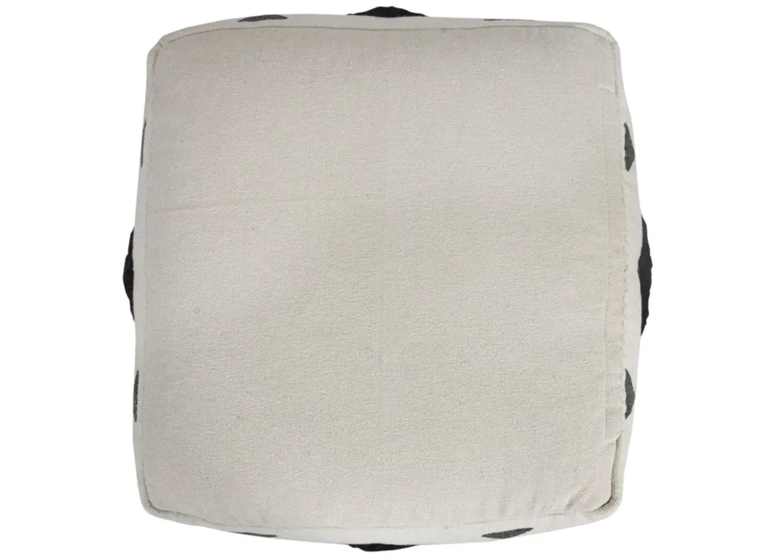 Cotton Ottoman - White