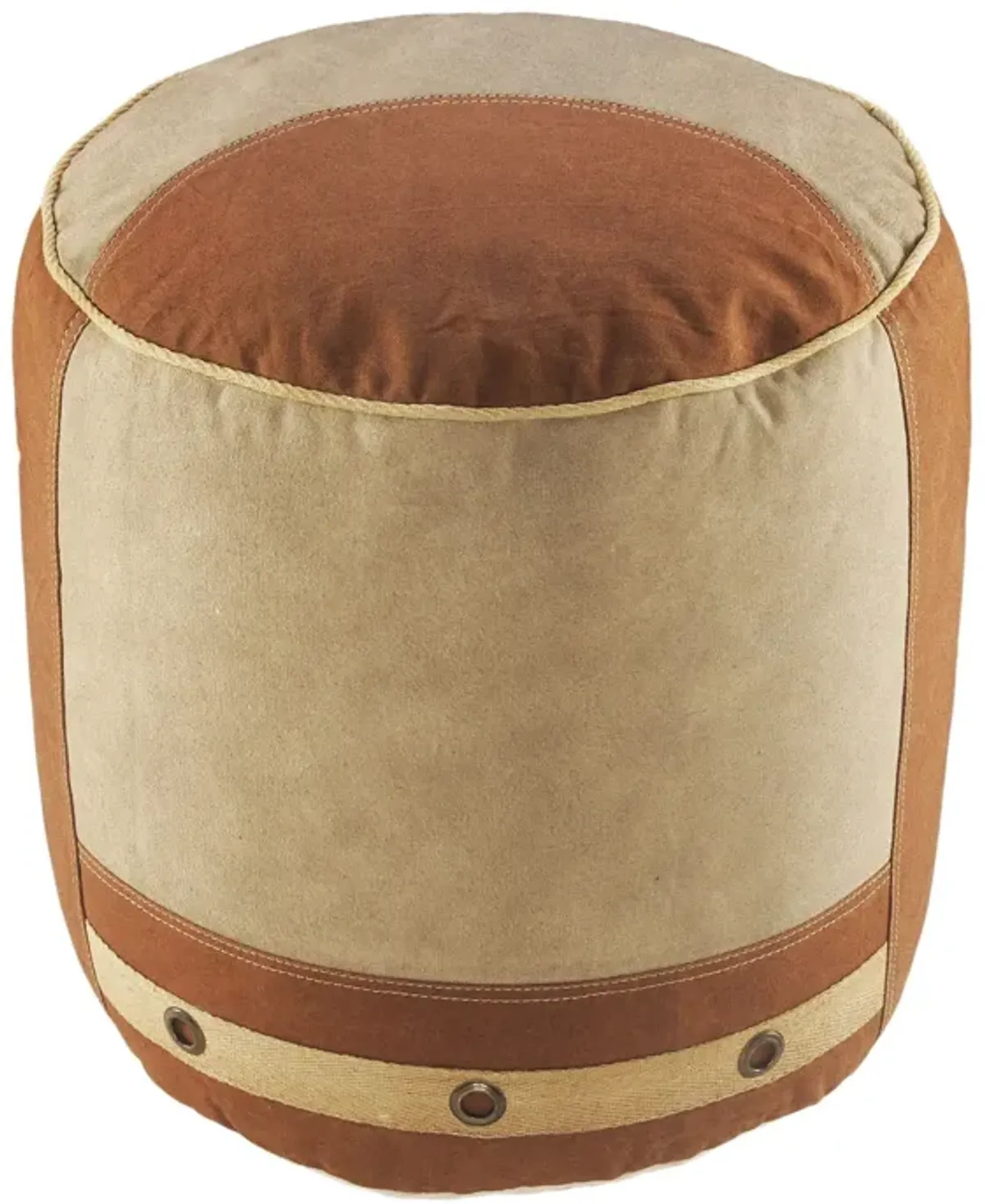 Cotton Ottoman - Tan