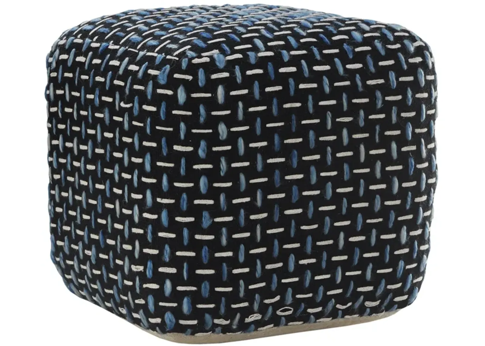 Polyester Ottoman - Black