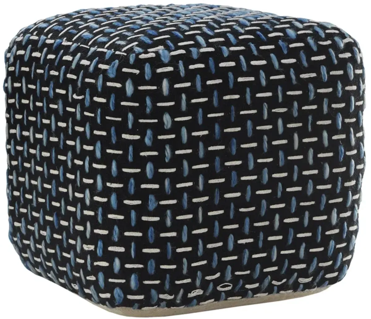 Polyester Ottoman - Black