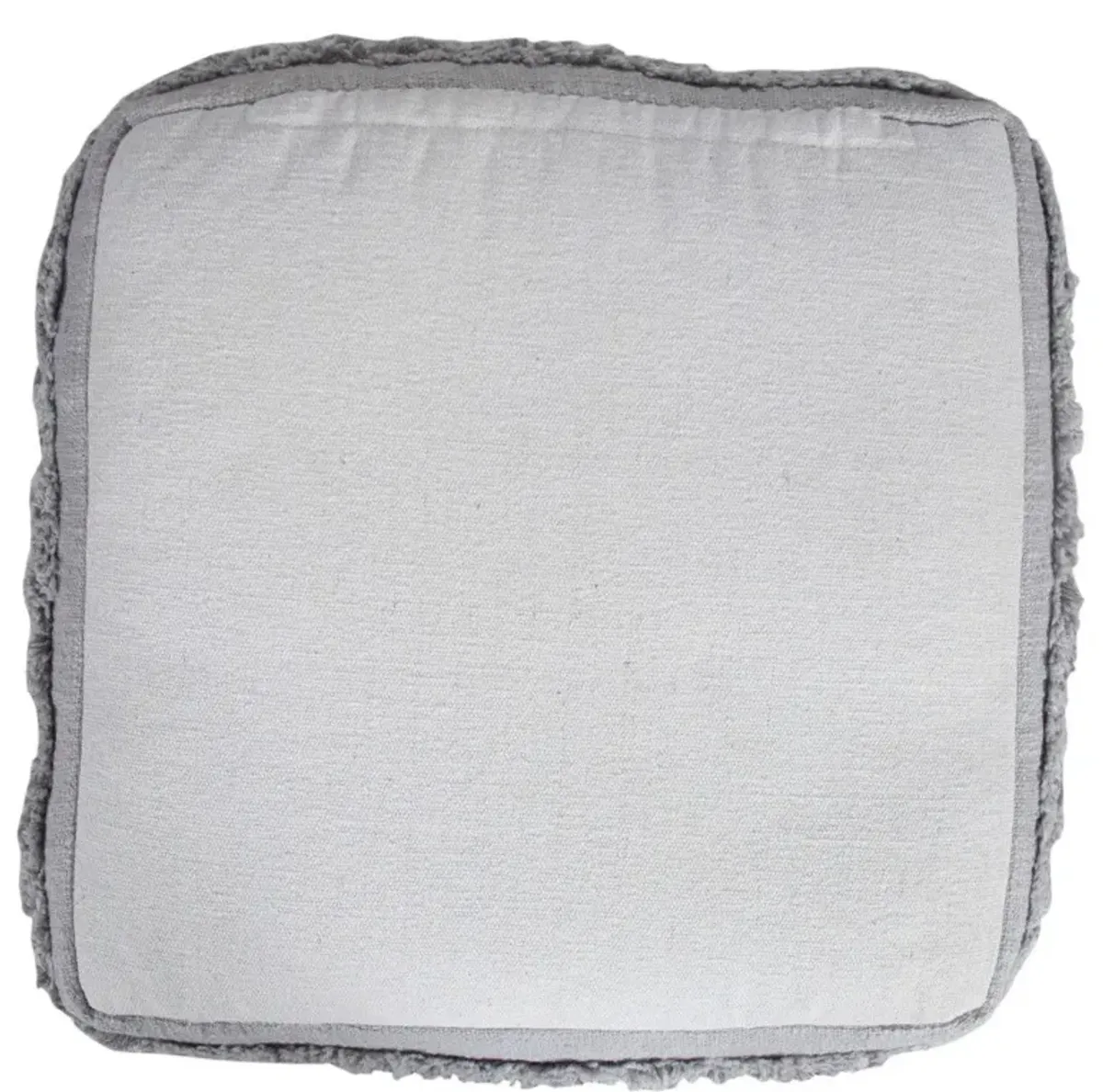 Cotton Ottoman - Gray