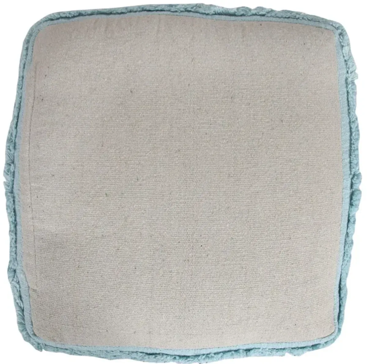 Cotton Ottoman - Light Blue