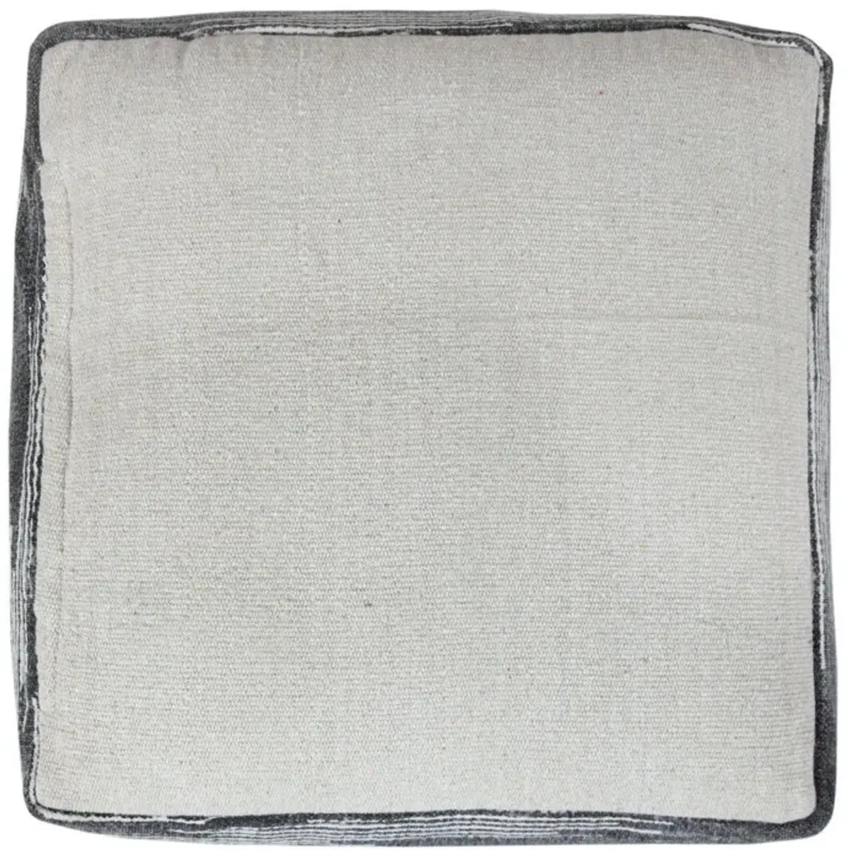 Cotton Ottoman Square - Gray