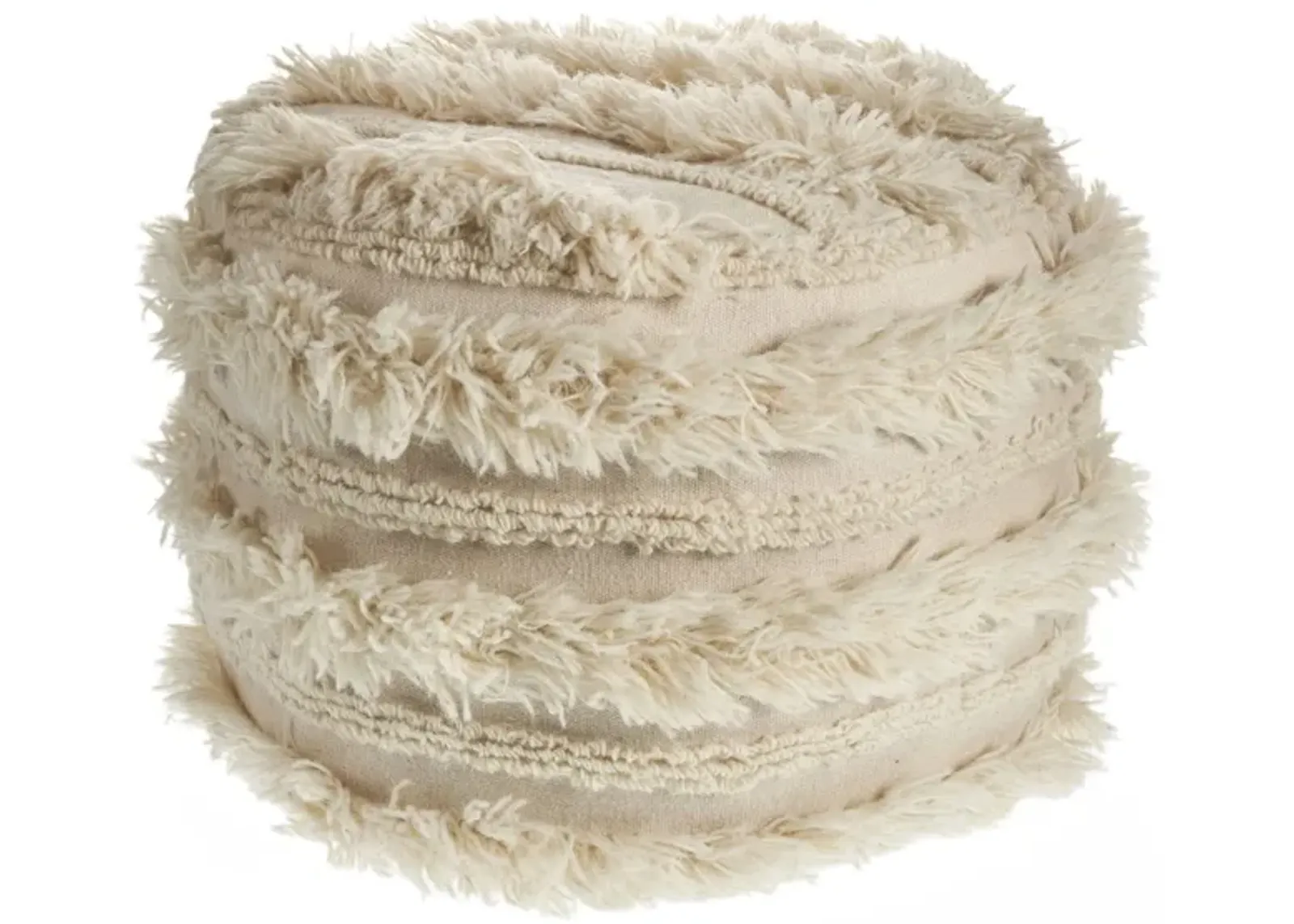 Cotton Ottoman - Ivory