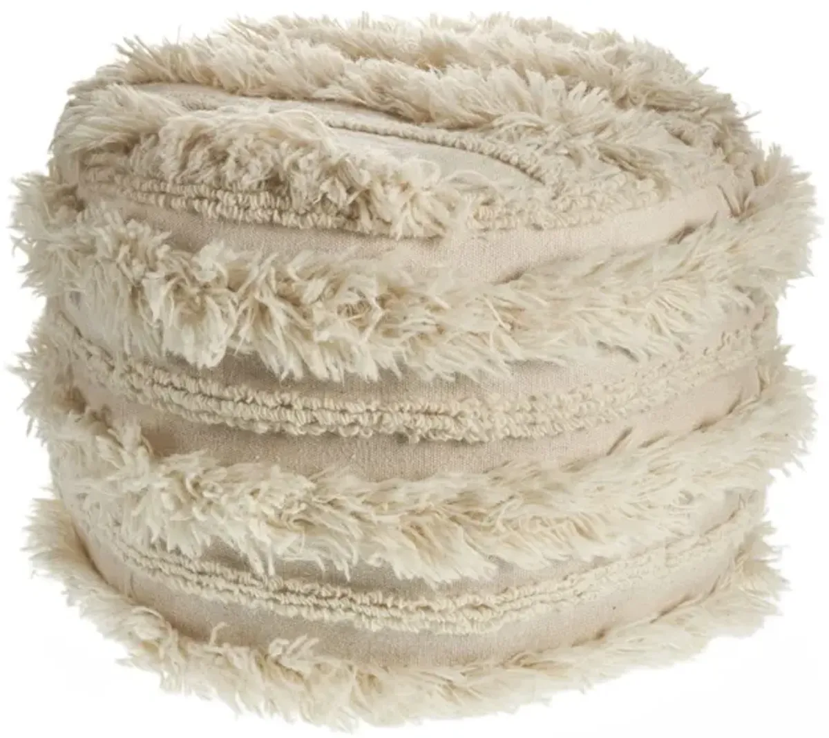 Cotton Ottoman - Ivory