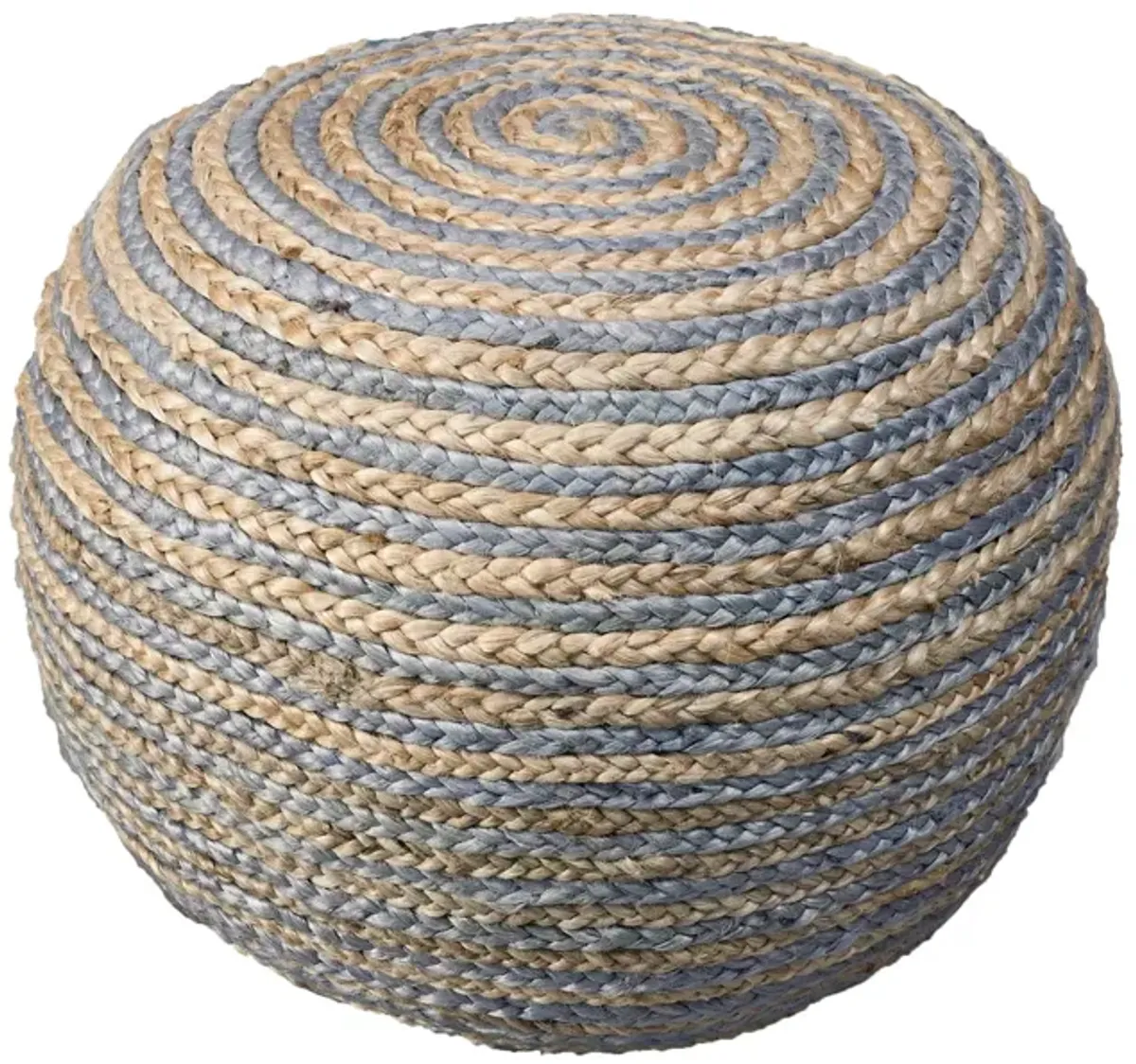 Jute Ottoman - Gray