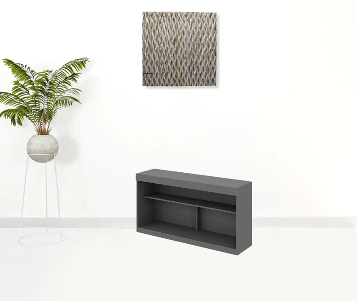 Solid Console Table - Graphite