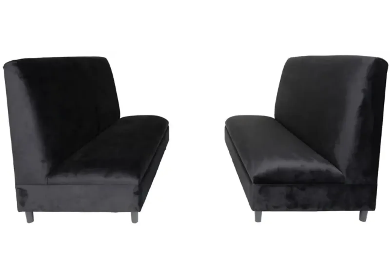 Two Piece Seating Set - Black