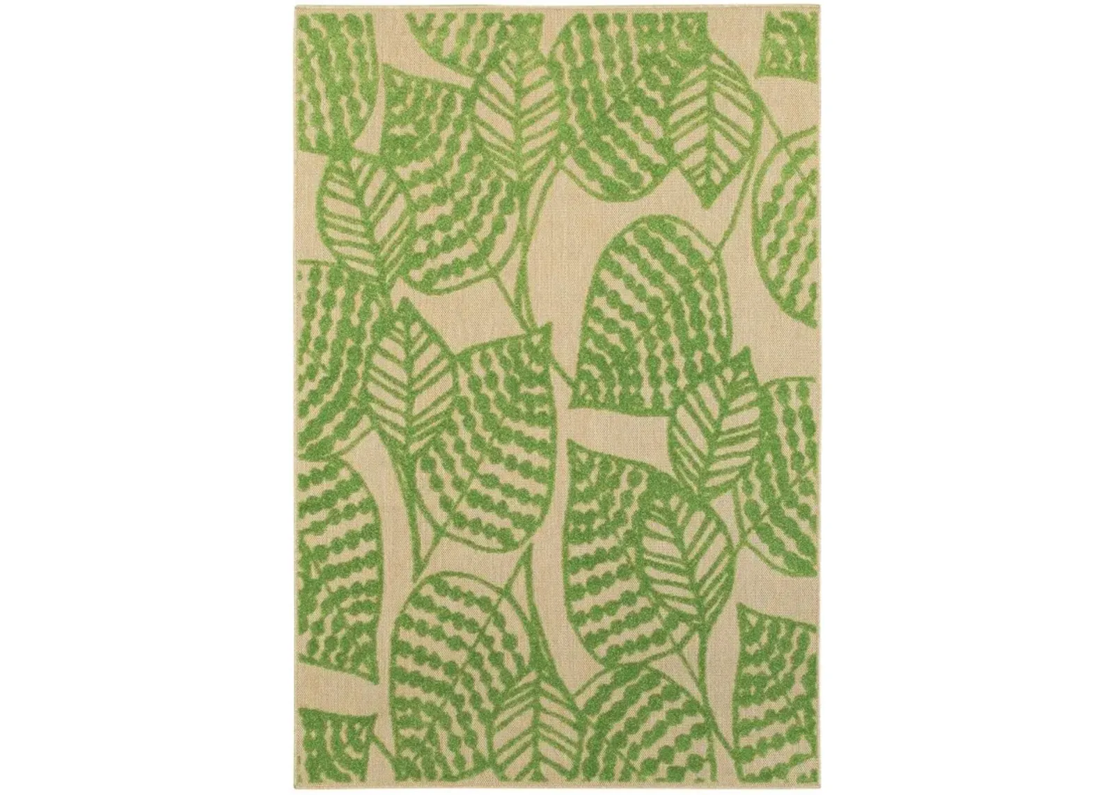 Floral Area Rug Indoor & Outdoor - Green