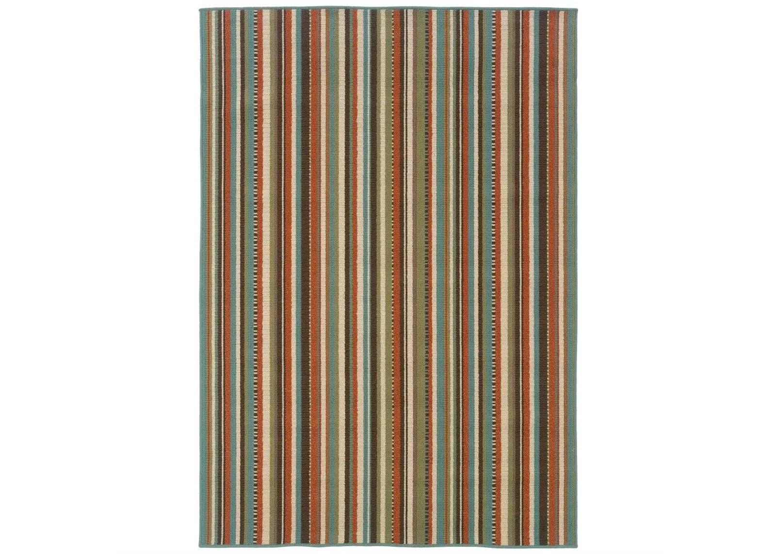 2' X 4' Outdoor / Indoor Area Rug - Green