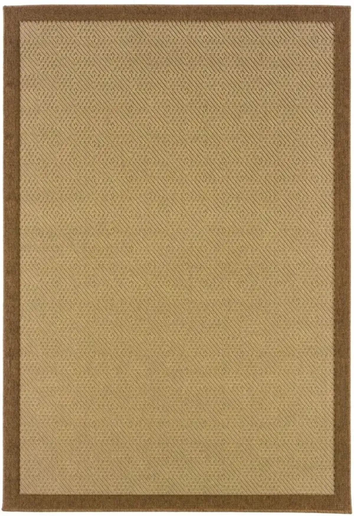 5' X 8' Indoor & Outdoor Area Rug - Beige