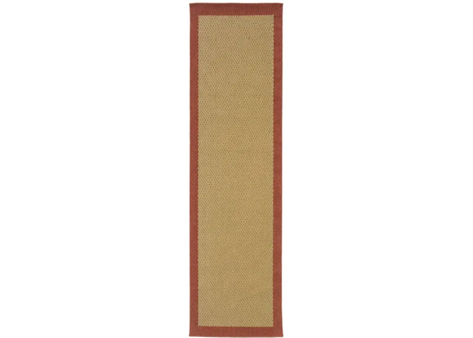 2' X 8' Indoor & Outdoor Area Rug - Beige