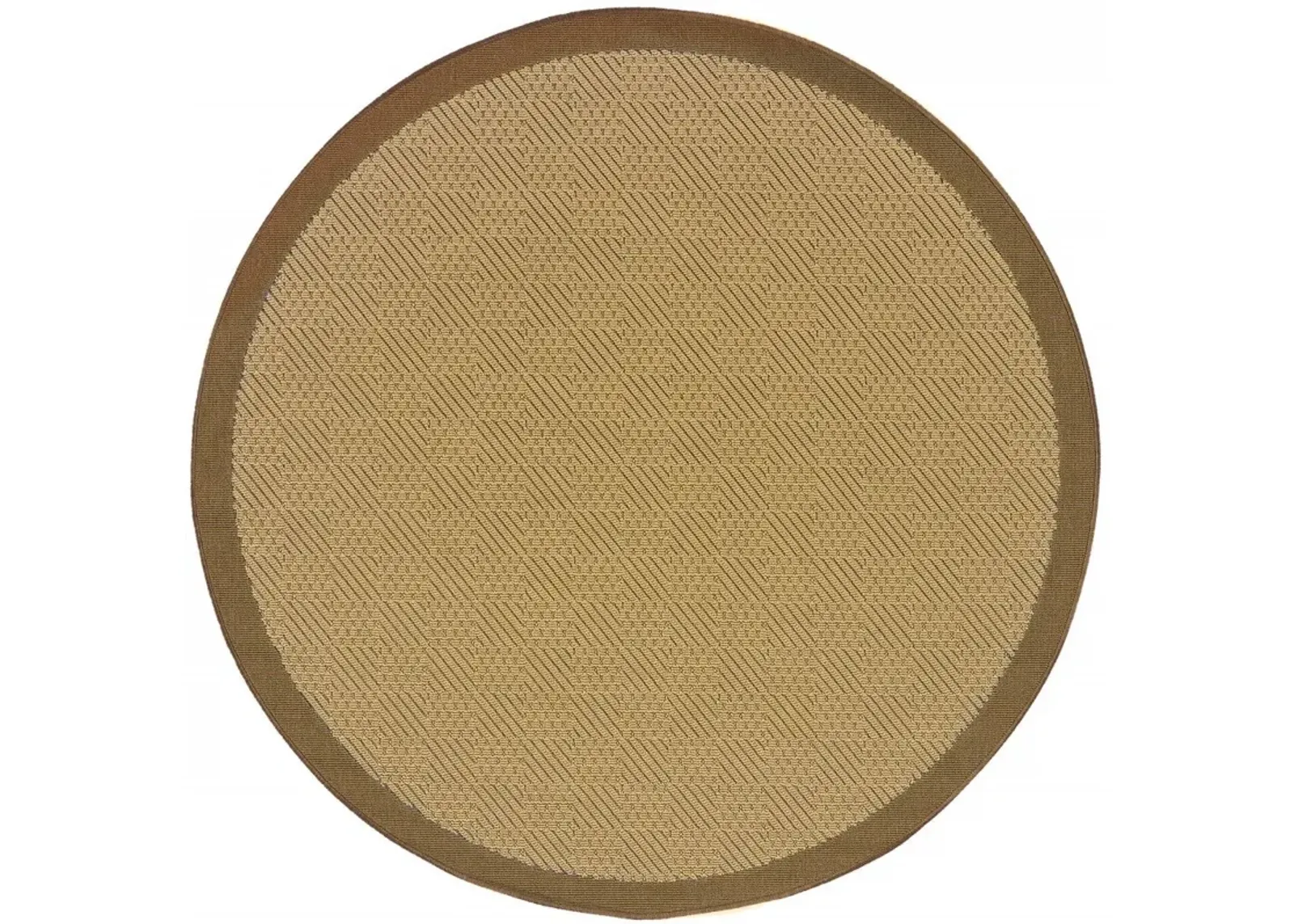 8' X 8' Indoor / Outdoor Area Rug - Beige