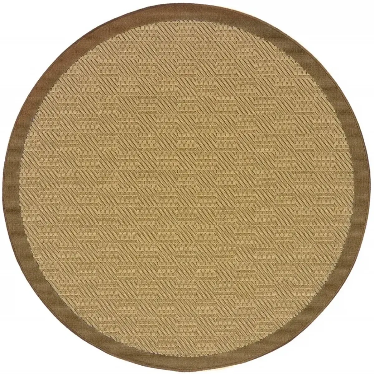 8' X 8' Indoor / Outdoor Area Rug - Beige