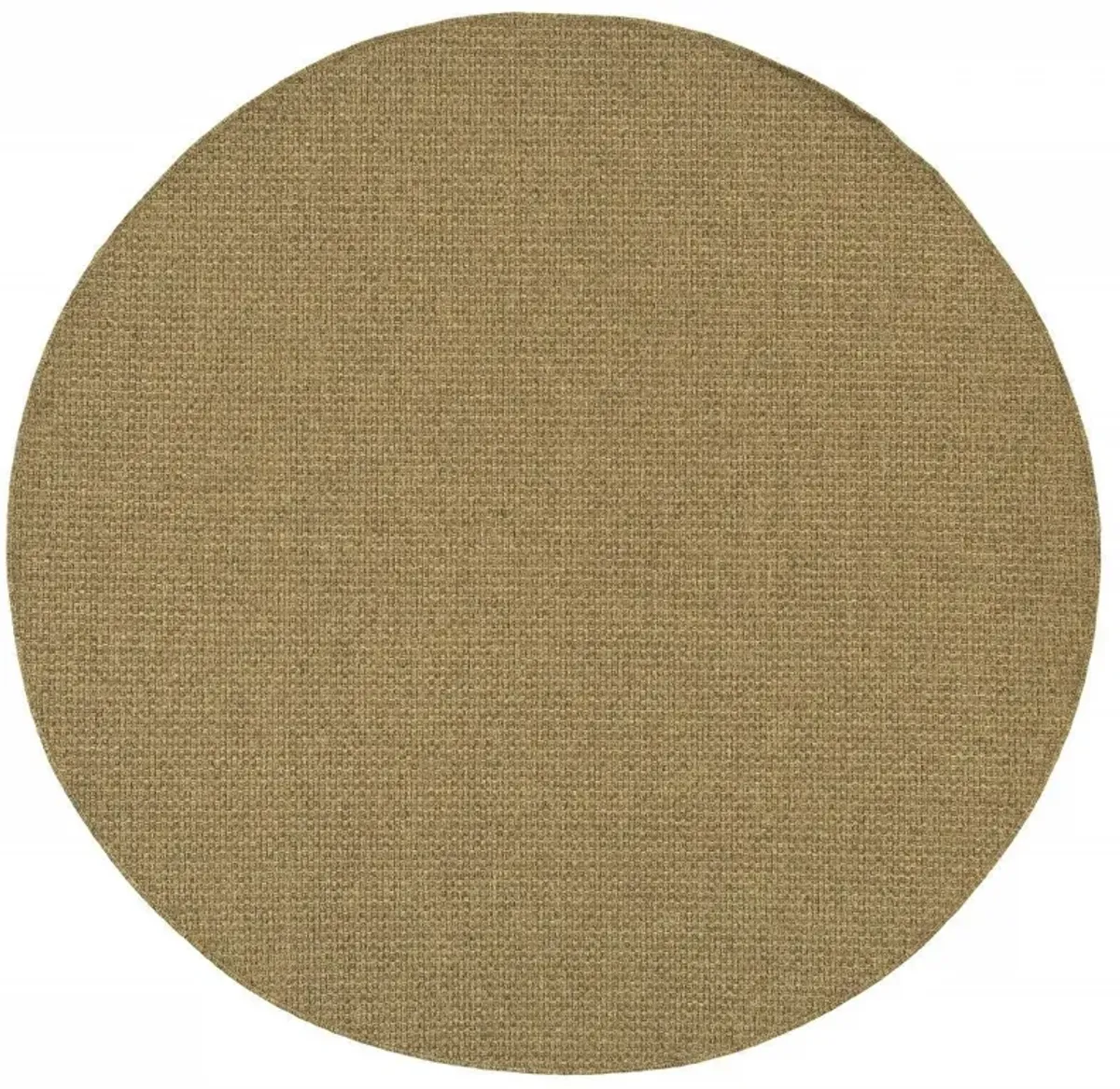 8' X 8' Indoor / Outdoor Area Rug - Tan