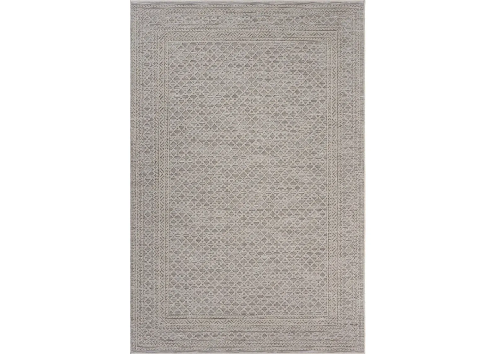 5' X 7' Indoor & Outdoor Area Rug - Gray