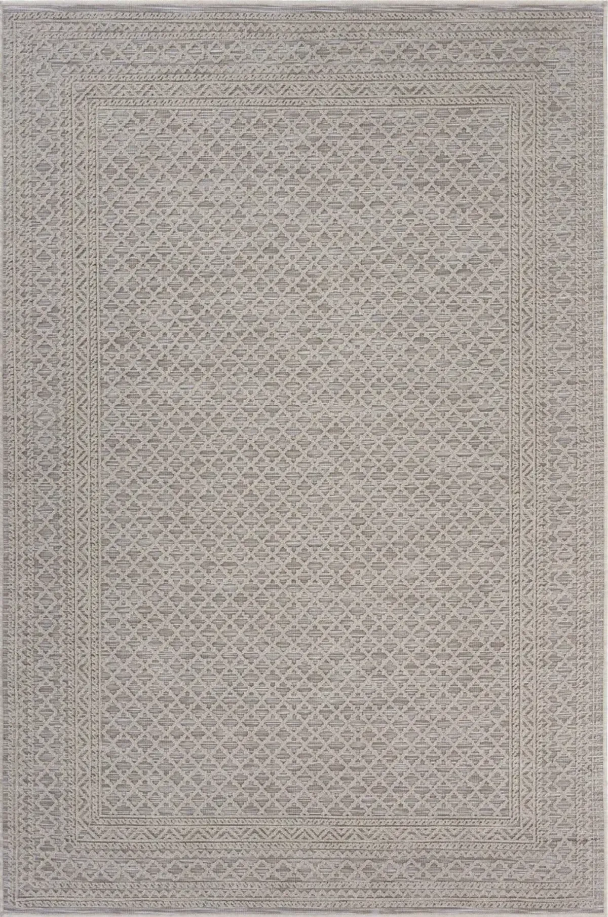 5' X 7' Indoor & Outdoor Area Rug - Gray