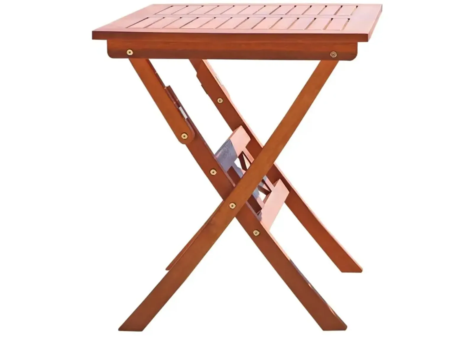 Square Solid Wood Folding - Brown