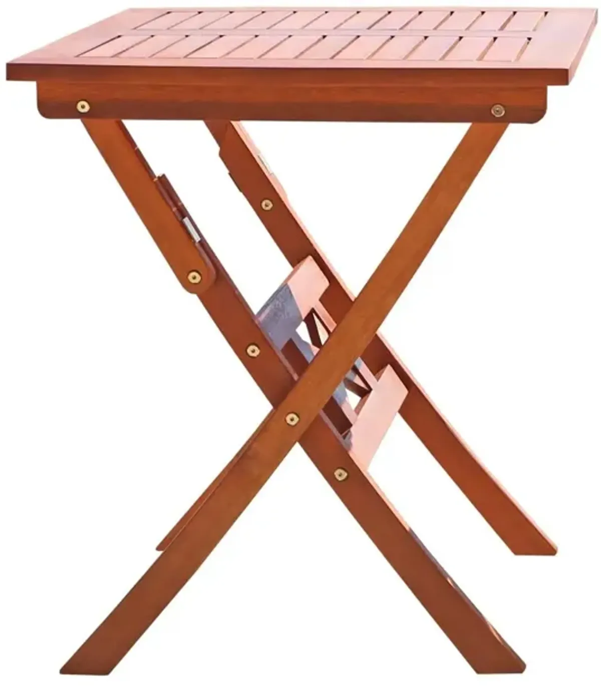 Square Solid Wood Folding - Brown