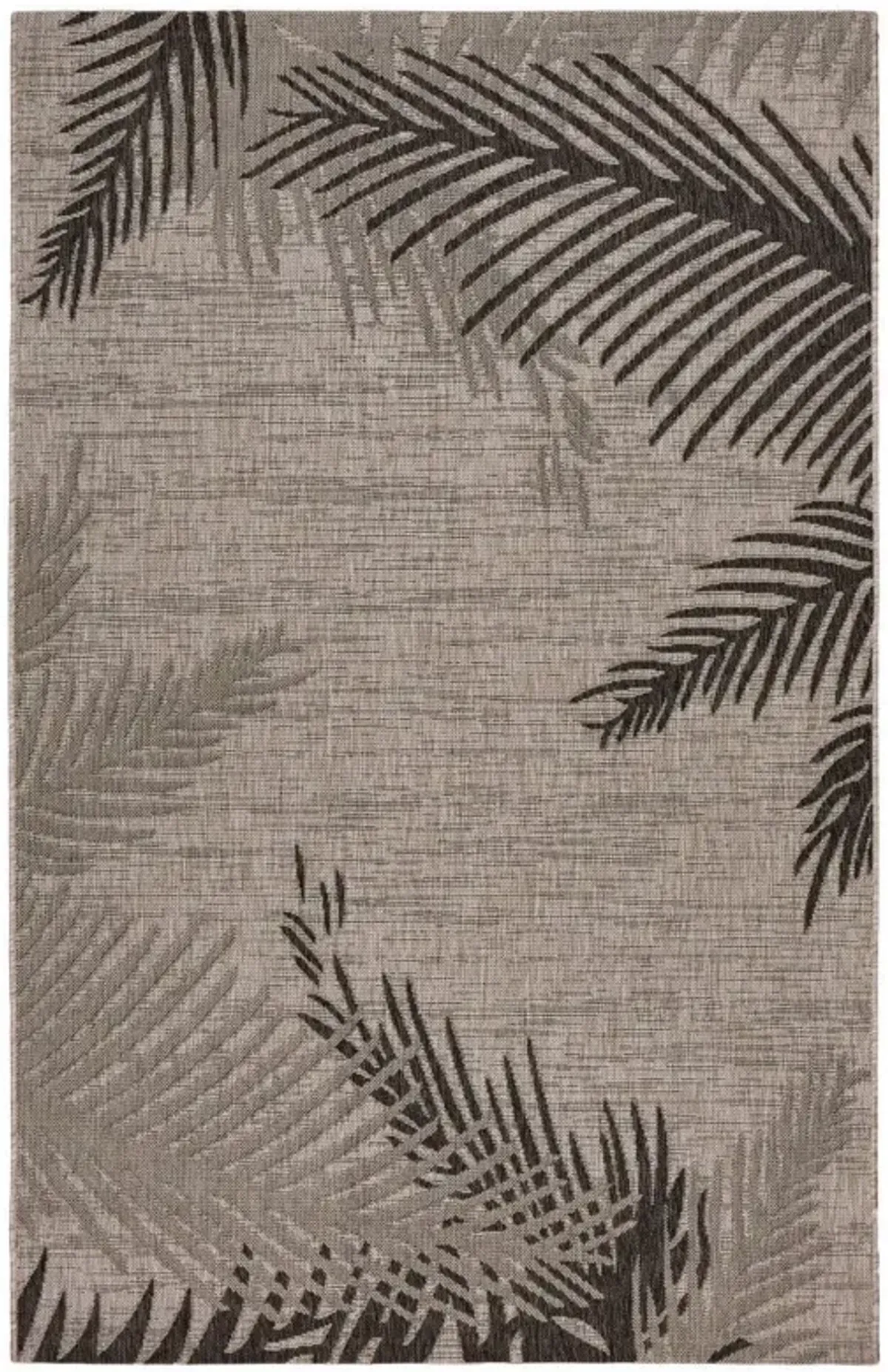 2' X 3' Floral Outdoor / Indoor Area Rug - Beige