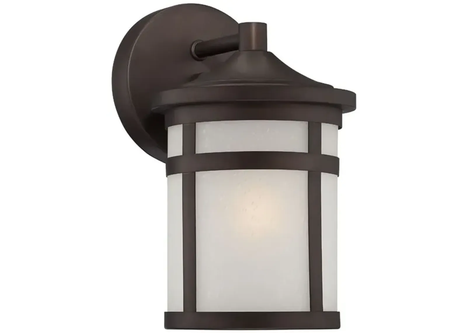 Hanging Lantern Shape Wall Light - Bronze