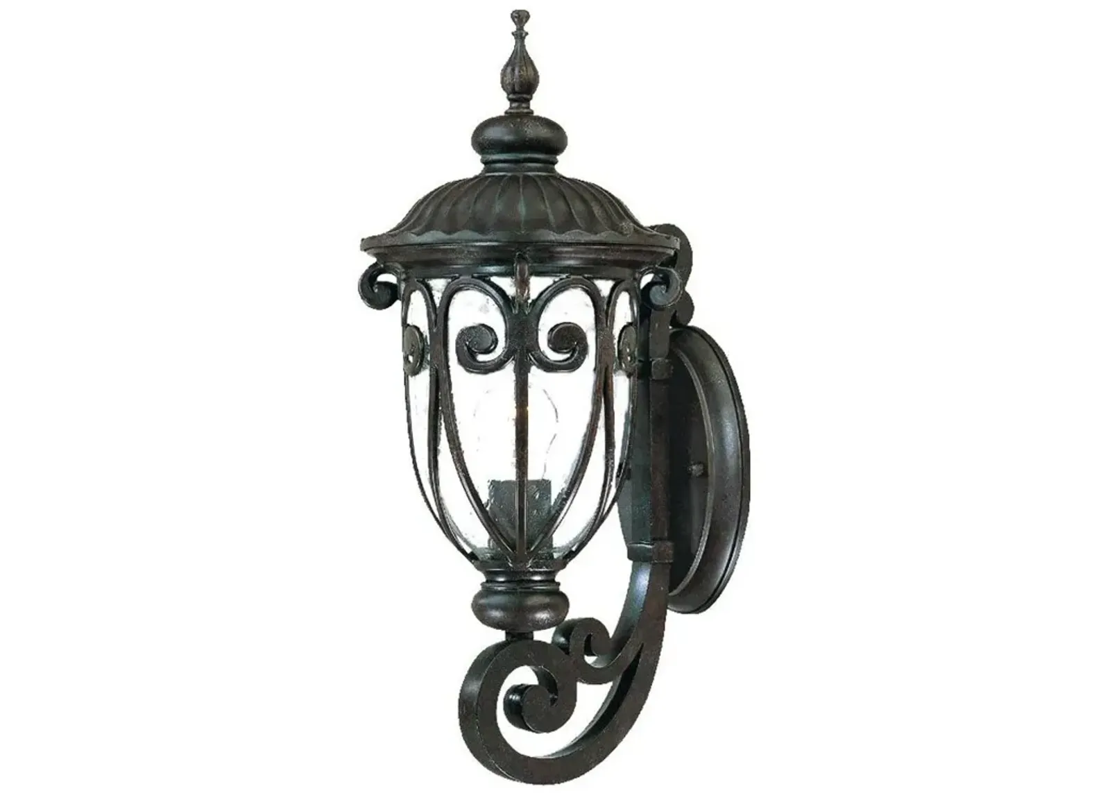 Traditional Wall Sconce - Dark Brown