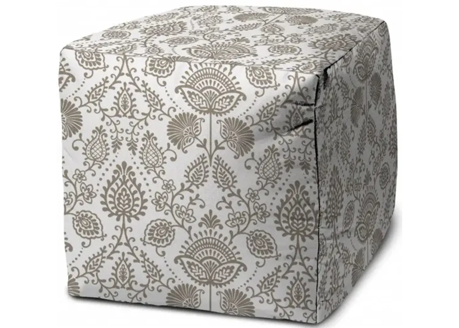 Cube Indoor / Outdoor Pouf Cover - Taupe