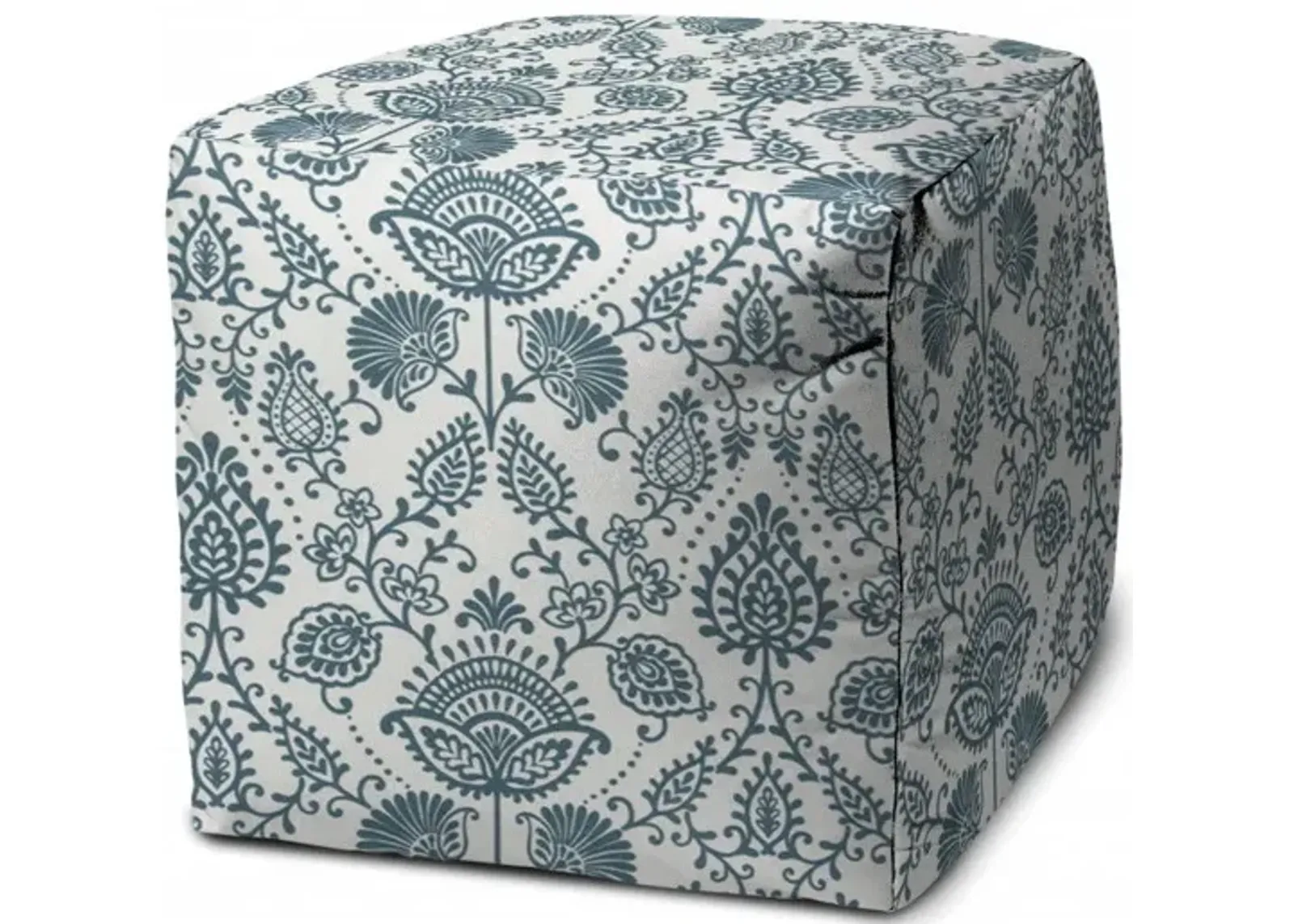 Cube Indoor / Outdoor, Pouf Cover - Blue