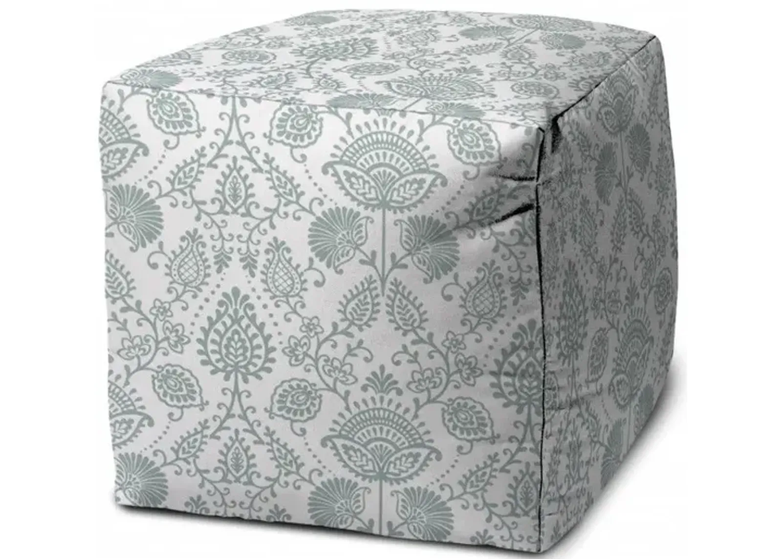 Cube Indoor Outdoor, Pouf Cover - Blue