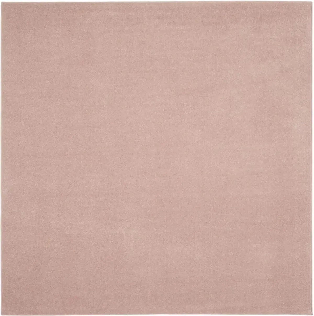 7' X 7' Square Non Skid Indoor / Outdoor Area Rug - Pink