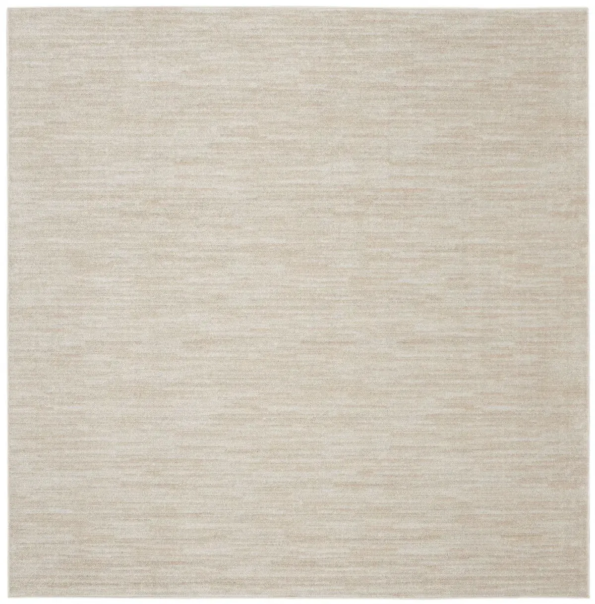 7' X 7' Square Non Skid Indoor / Outdoor Area Rug - Ivory / Beige