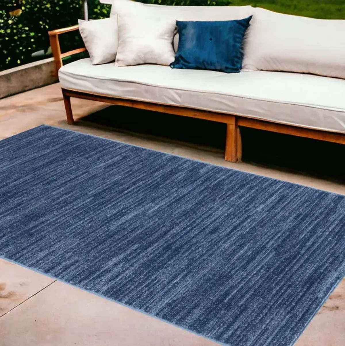 10' X 14' Indoor / Outdoor Area Rug - Blue