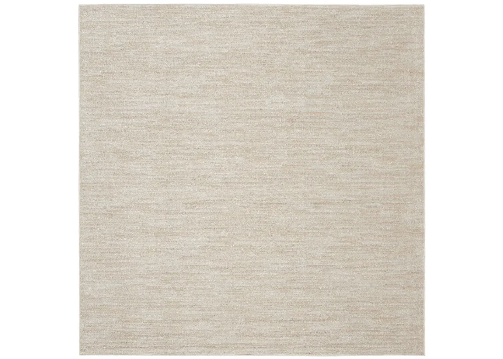 9' X 9' Square Non Skid Indoor / Outdoor Area Rug - Ivory / Beige