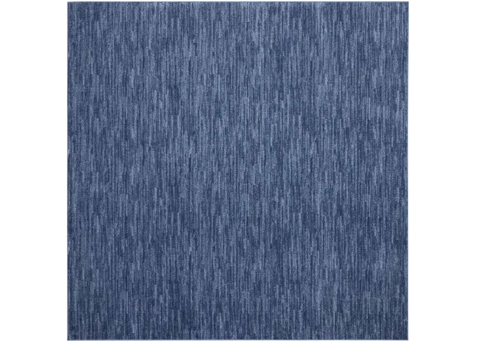 9' X 9' Square Non Skid Indoor / Outdoor Area Rug - Navy Blue