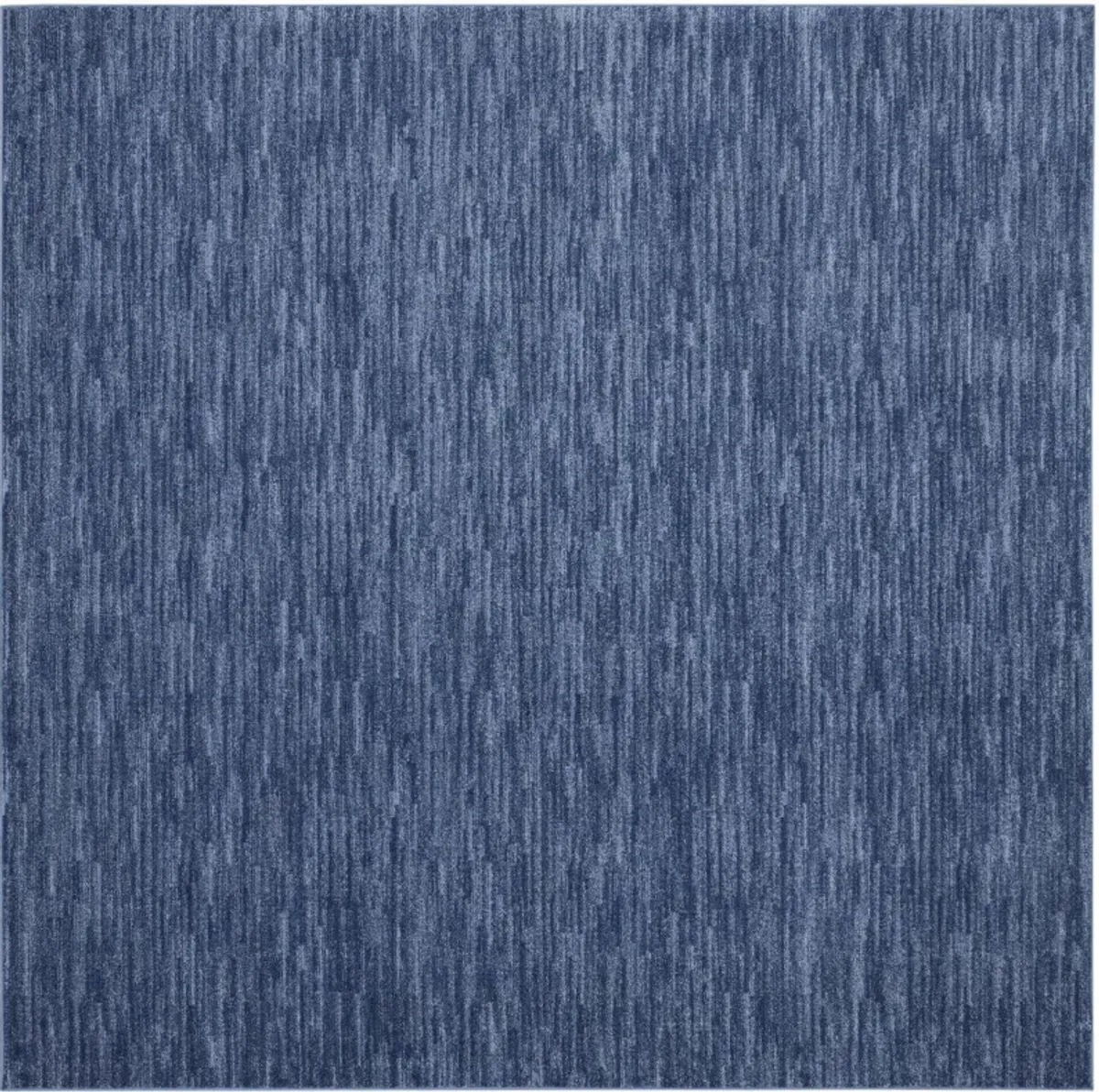 9' X 9' Square Non Skid Indoor / Outdoor Area Rug - Navy Blue