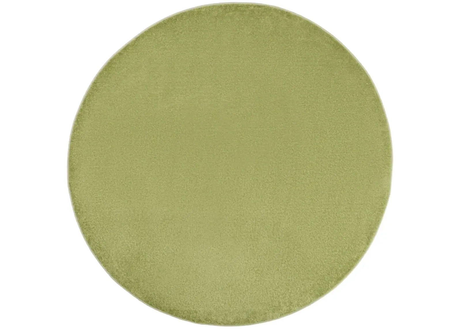 6' X 6' Round Non Skid Indoor / Outdoor Area Rug - Green