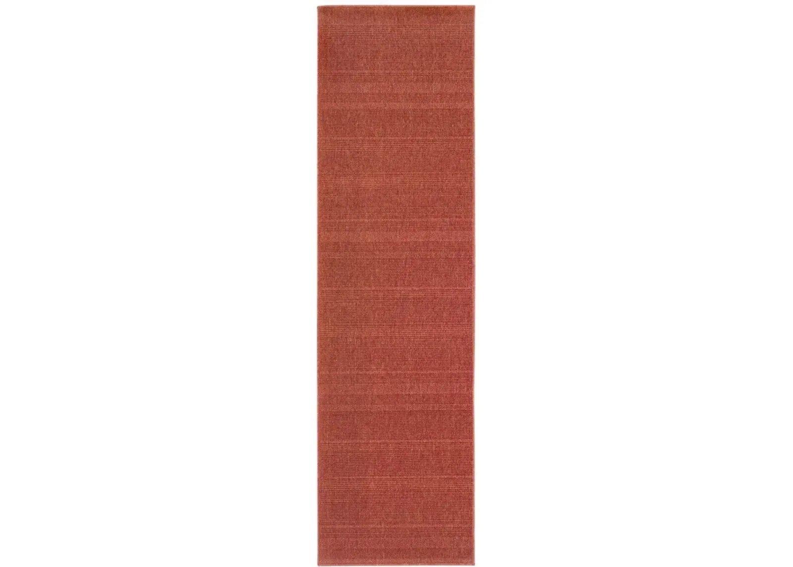 2' X 8' Stain Resistant Indoor / Outdoor Area Rug - Red