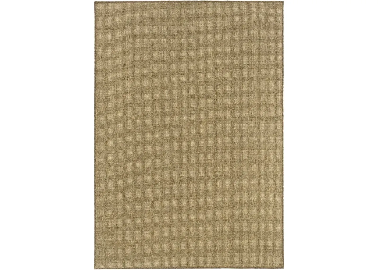 5' X 8' Stain Resistant Outdoor / Indoor Area Rug - Tan