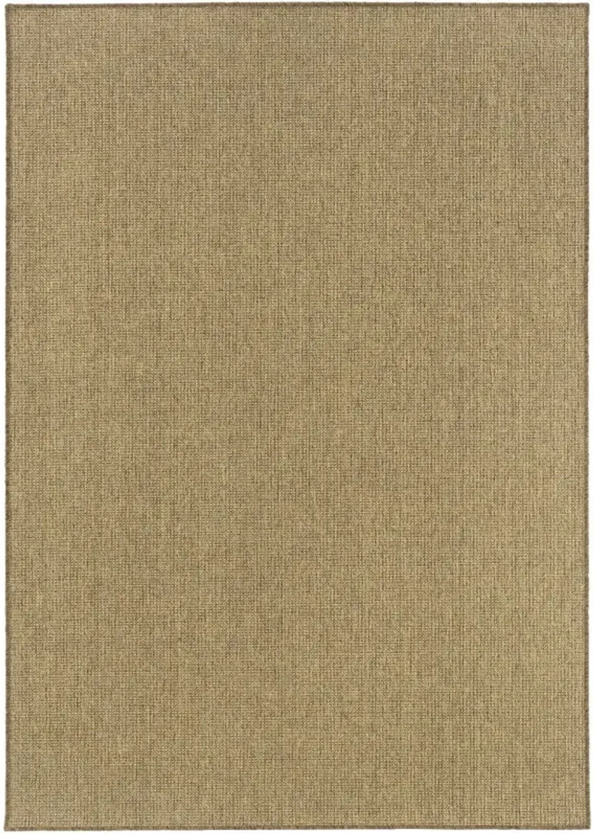 5' X 8' Stain Resistant Outdoor / Indoor Area Rug - Tan