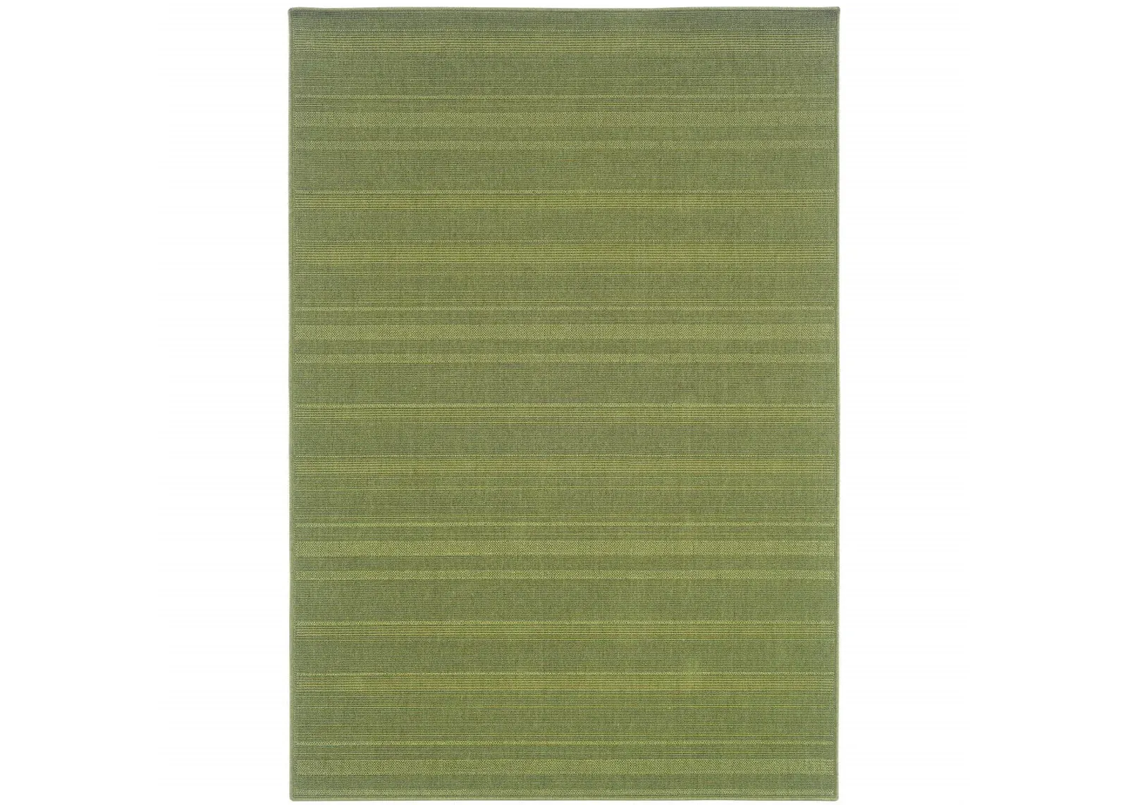 2' X 4' Stain Resistant Indoor / Outdoor Area Rug - Green